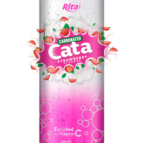 250ml Carbonated Strawberry Flavor Drink